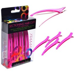 Framar Super Sectioners Clip - Pink - Set Clipsuri Pink - 4 buc / set