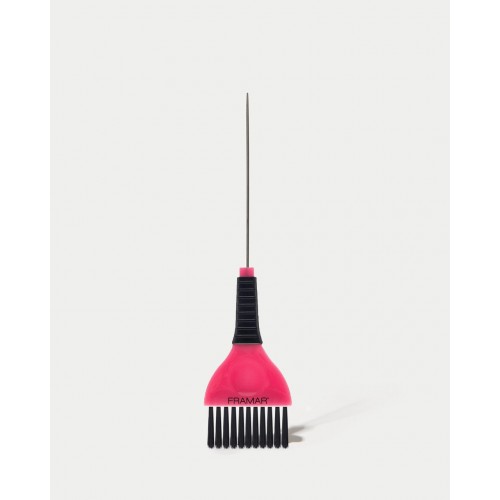 Framar Pin Tail brush Pink -Pensula de vopsit  cu coada de metal
